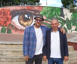 Caselette, in piazza Cays il nuovo murales di Max Petrone