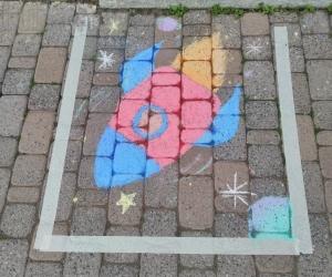 Giò Madonnari, la prima della Pro loco di Chiomonte