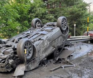 Gli ingenti danni della colata di fango che ha travolto Bardonecchia