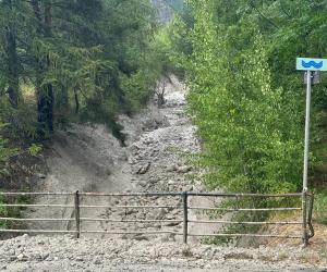 Giovedì nuova frana al Melezet, strada riaperta