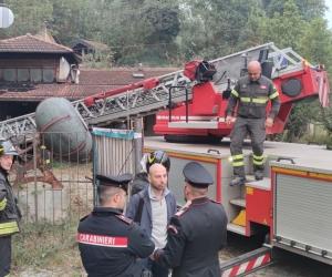 Avigliana, fiamme al museo della dinamite