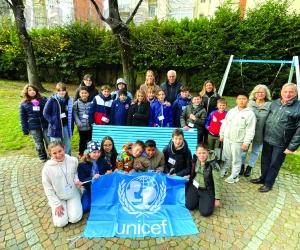 A Pianezza spunta una panchina azzurra