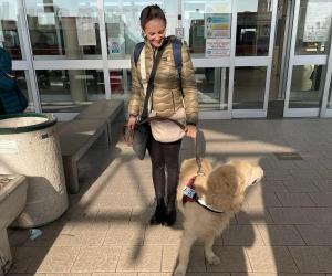 Rivoli, cani in corsia per aiutare i pazienti