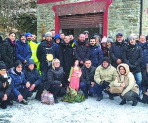 Cantonieri, S.Barbara sotto la neve a S.Martino