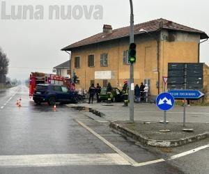 Villar Focchiardo: incidente al bivio di ingresso al paese, un ferito