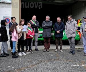 Rubiana, inaugurata la nuova centrale termica a cippato