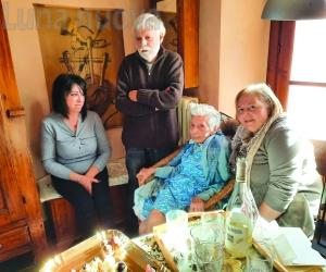 Borgone: nonna Pierina, la "ragazzina", ne ha fatti 105