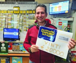 Susa, vinti 20mila euro alla Lotteria Italia