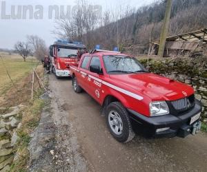 Torna l'incendiario sulla montagna tra S.Giorio e Villar Focchiardo