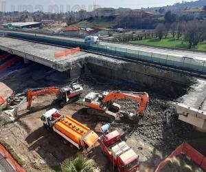 Rivoli, giù il viadotto A32: tre giorni di passione su corso Susa