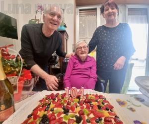 Bussoleno: nonna Maria Ghedini spegne 104 candeline