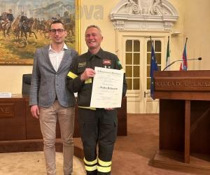 Susa: Sandro Pelissero, vigile del fuoco e cavaliere