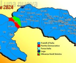 Elezioni europee: valli color blu Meloni, la cintura torna rossa