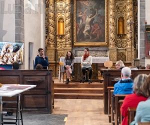 Chateau Beaulard: i lavori sull'altare vanno in diretta