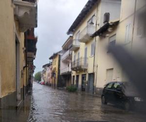 S.Antonino: via Torino allagata, ancora una volta. I lavori nel 2025?