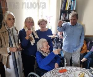 Condove: quota 100 per nonna Mariuccia