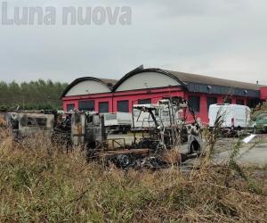 S.Ambrogio: camper a fuoco lungo la statale, come due anni fa