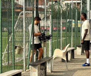 Pianezza, Timothy Weah sul campo del Lascaris
