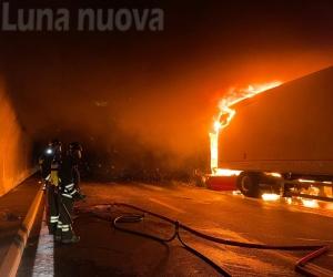 Fiamme e intossicati nella galleria Cels