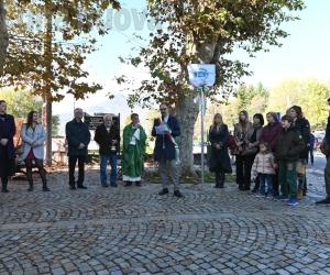 Almese, il sagrato della chiesa di Rivera intitolato a don Giorda