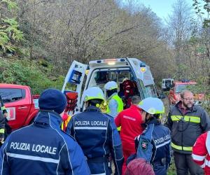 Giaveno, protezione civile in campo tra fuoco e ricerca dispersi