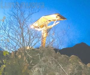 Villar Dora: statua del Cristo, un restyling di luce