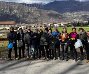 "Bentornato sole": la pulizia nei boschi di Vaie per brindare alla primavera