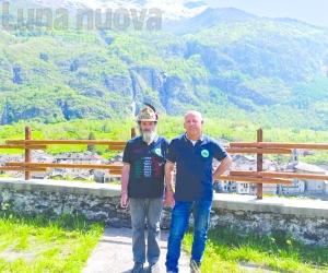 Novalesa: due penne vanno a piedi all'Adunata di Biella