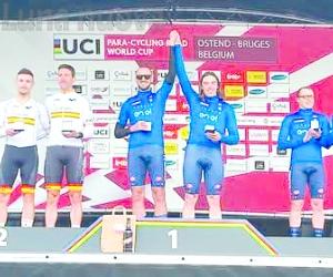 Lorenzo Bernard adesso vince anche su strada: trionfo ad Ostenda
