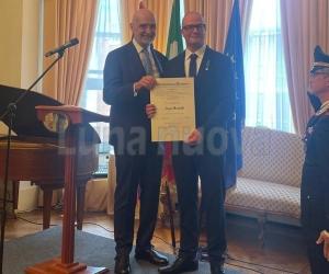 Rivoli, Dario Scarfò è Cavaliere d'Oltremanica