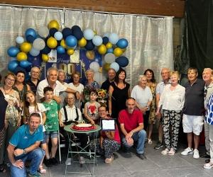 Borgone: le 100 primavere di Guido Ambrosia, nel nome del figlio alpinista Marino