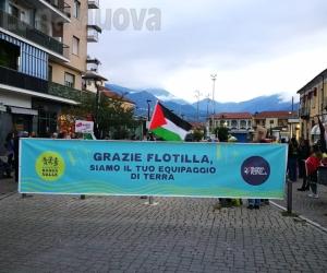 "Grazie Flotilla, siamo il tuo equipaggio di terra": presidio di solidarietà ad Avigliana