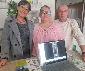 Stephanie a Mompantero alla ricerca degli antenati