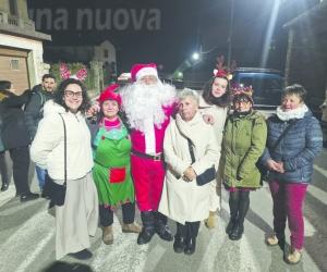 Novalesa: il presepe diffuso si &egrave; concentrato nel giardino