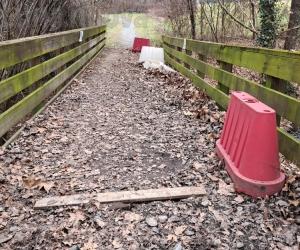 Avigliana, sentieri e ponte del lago Piccolo a prova di disabile