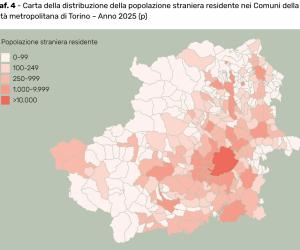 Popolazione straniera nel Torinese: +8,7% rispetto al 2020