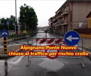Alpignano tagliata in due dalla chiusura del Ponte Nuovo