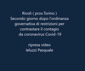 Le strade di Rivoli ai tempi del Coronavirus