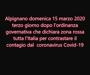 Alpignano deserta, al terzo giorno di "zona rossa"