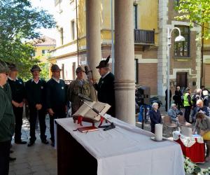 Collegno, l'ultimo abbraccio di Leumann a Nereo Ceccato

