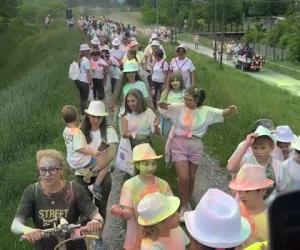 Borgone: la "Cülur Run" in valle di Susa fa il botto