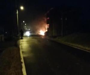 S.Antonino: il video dell'auto a fuoco in via Vignassa