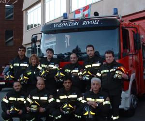 Protesta dei Vigili del fuoco volontari
