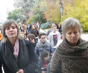 Un corteo di giovani per ricordare Vito Scafidi