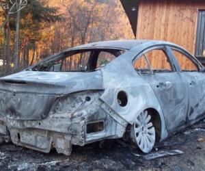 Minaccia di  darsi fuoco dopo il rogo doloso 