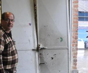 Svuotata la carrozzeria di Mario Picciotto