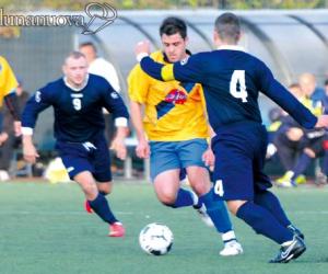 Calcio a Collegno, il cielo cambia colore