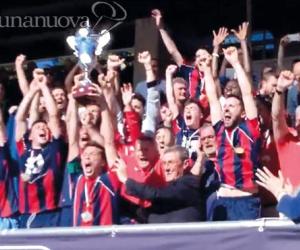 Calcio: il Venaus alza al cielo la Coppa del destino