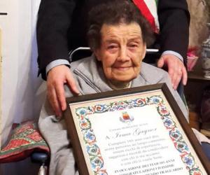 Borgone, nonna da record: per Irma Gagnor suona quota 105