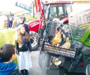 Alpignano, trattori e animali per la Festa del Ringraziamento